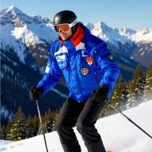 Men's Blue Ski Jacket
